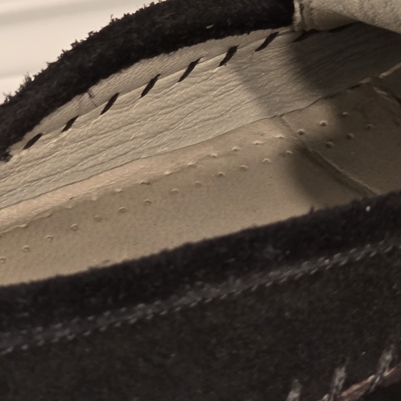 Lorenzo Banfi Milano Black Suede Loafers Men's Size 9.5 - Picture 5 of 11